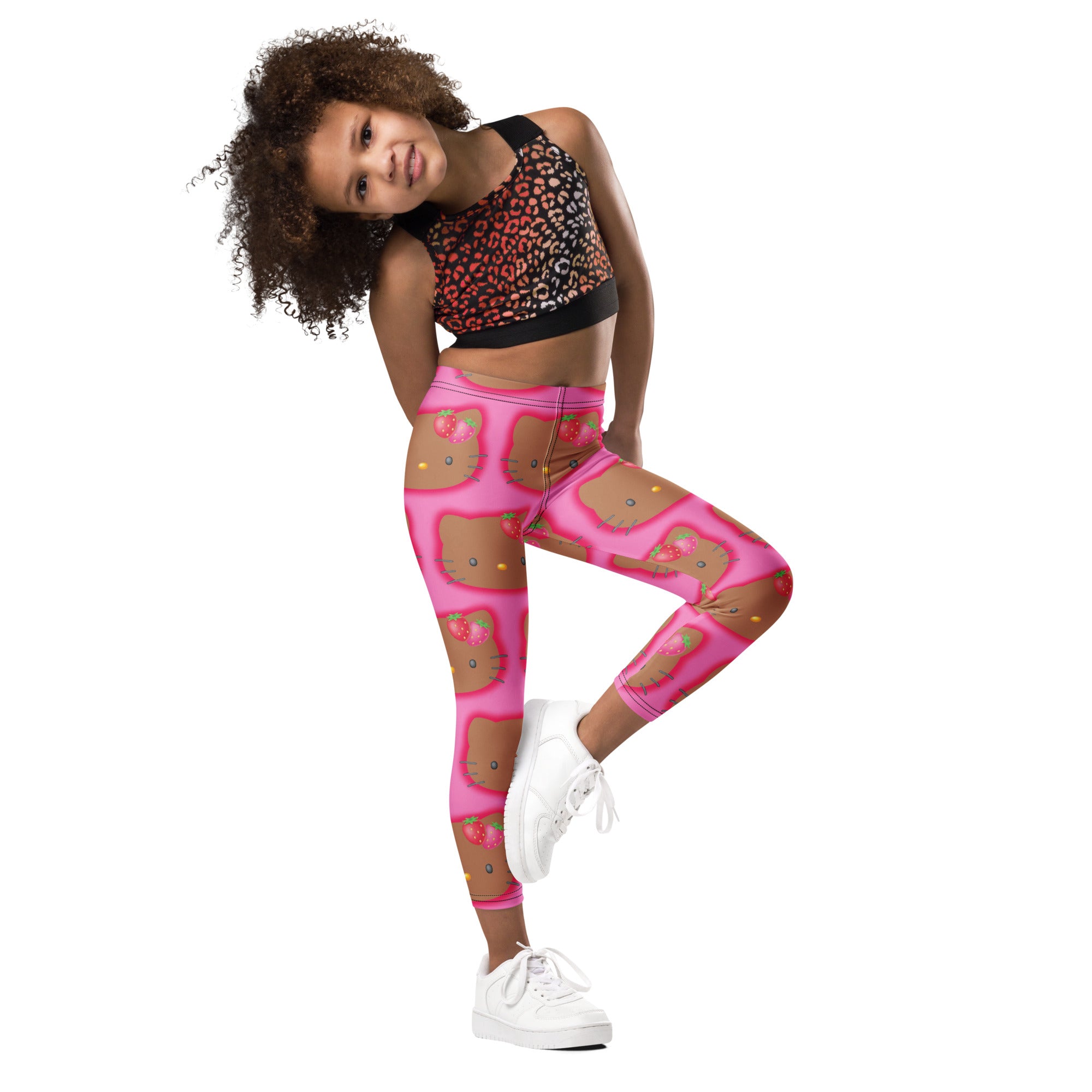 Hello Kesha Kid's Leggings by Caribbean Stylez