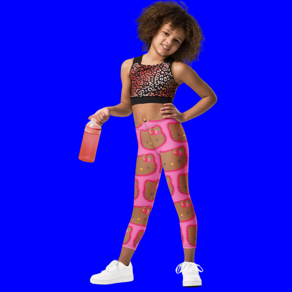 Hello Kesha Kid's Leggings by Caribbean Stylez